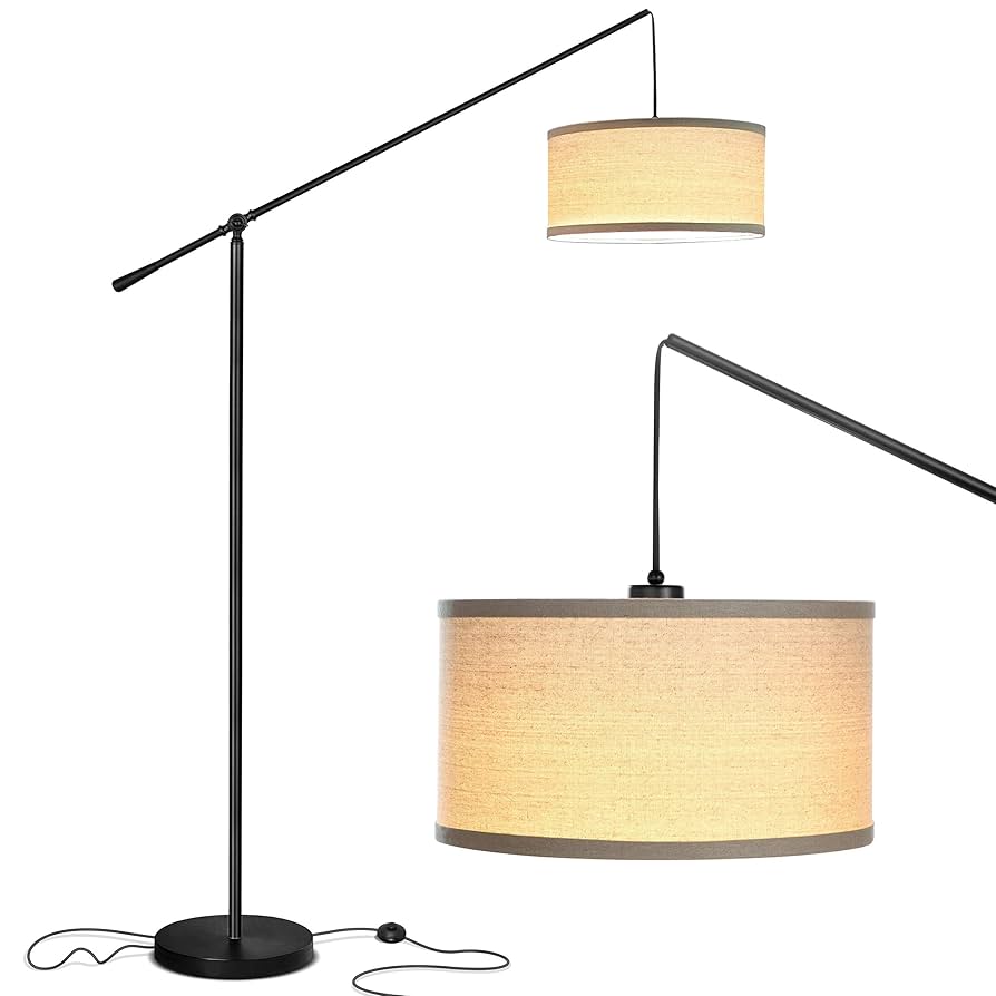 Brightech Hudson 2 - LED Floor lamp, Tall Lamp with Sturdy
